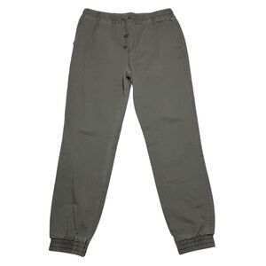 Elwood Mens Jogger Sweatpants Medium Elastic Waist Grey Loungewear Comfort